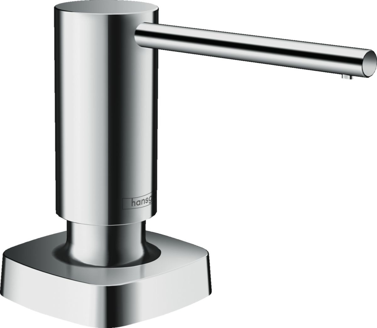 hansgrohe A71 Distributeur de liquide vaisselle, rosace SoftCube, Chromé