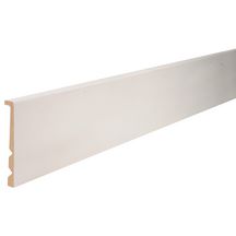 Plinthe à découper MDF prépeint 22x133x2440mm Réf. 0069251