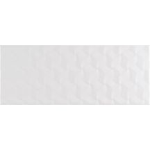 Faïence Arte Deco Glossy blanco D brillant décor 20x50cm