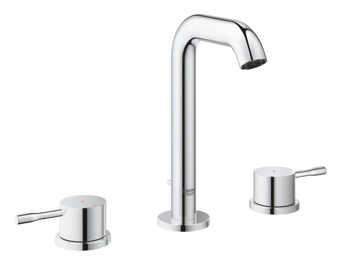 Mélangeur lavabo 3 trous 1/2" Taille M Essence avec vidage Chromé 20296001