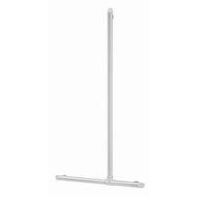 Barre de maintien en T BE-LINE diamètre 35 hauteur 1130x500 en aluminium blanc Réf. 511944W