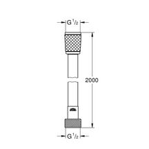 Flexible de douche Twistfree Rotaflex 200 cm chromé  Réf. 28413002