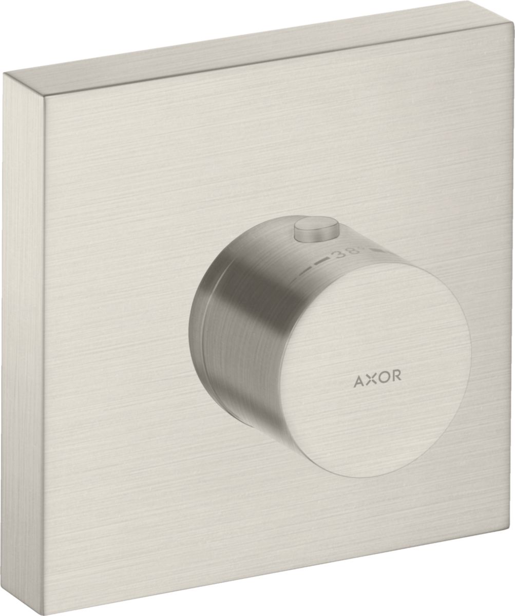 AXOR ShowerSolutions Module thermostatique encastré 120 / 120, Aspect acier inoxydable