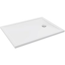 Receveur céramique KYREO extra plat 120 x 90 cm bonde à droite blanc Réf. ENP903-00