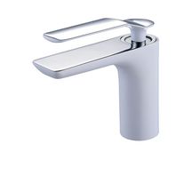 Mitigeur lavabo ADDICT Chromé/Blanc laqué Réf. ADBC211