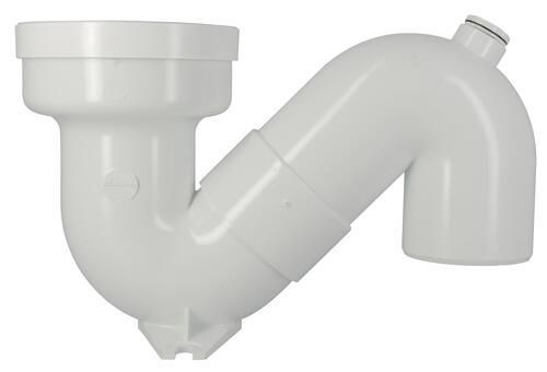 Siphon siège à la turque sortie verticale PVC diamètre 100mm (110-135) YU 2V