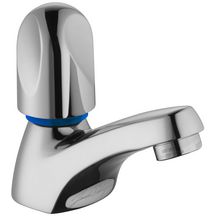 Robinet indépendant pour lavabo ou lave-mains GALEO eau froide tête céramique poignée métal sans bonde réf. E72922-CP