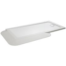 Rampe d'accès pour receveur FLIGHT, pour personnes à mobilité réduite, en acrylique renforcé béton de résine, blanc Réf. E62499-00