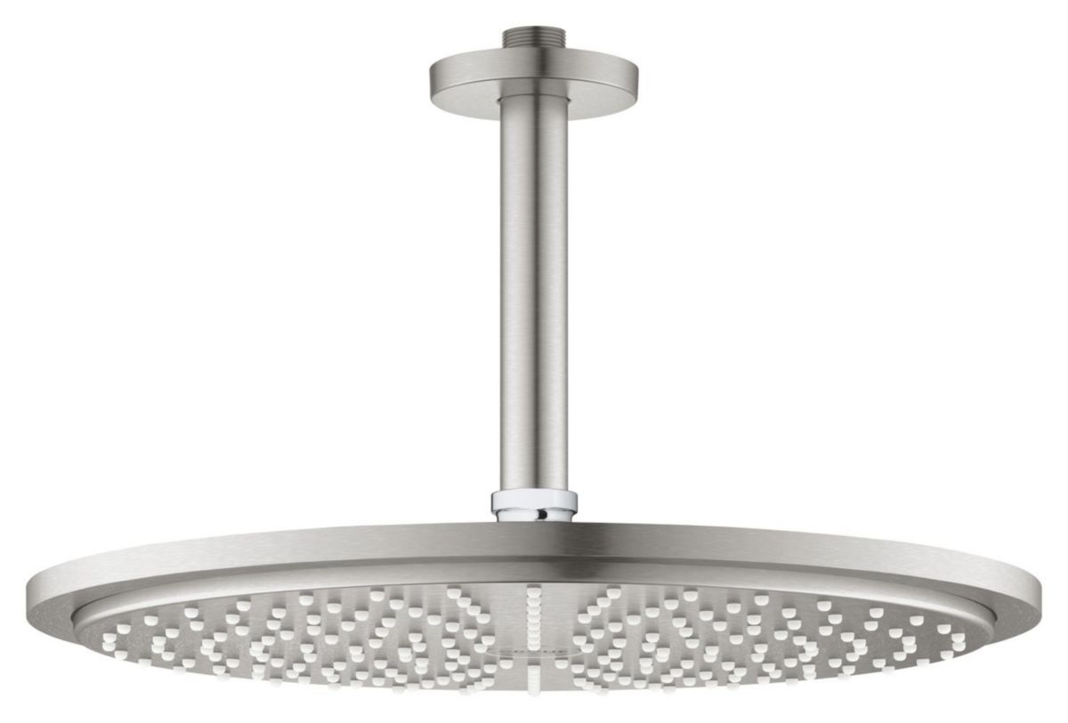 Ensemble douche de tête et bras plafonnier 142 mm, 1 jet Rainshower Cosmopolitan 310 Supersteel 26067DC0