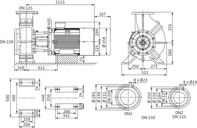 Circulateur Collectif EC cronobloc-bl125/305-37/4 Réf. 2160678