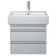 Lavabo VERO, 60 x 46,5, avec trop-plein et plage de robinetterie, Blanc Réf. 0454600000