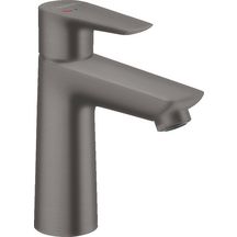 hansgrohe Talis E Mitigeur de lavabo 110 CoolStart sans tirette ni vidage, Noir chromé brossé