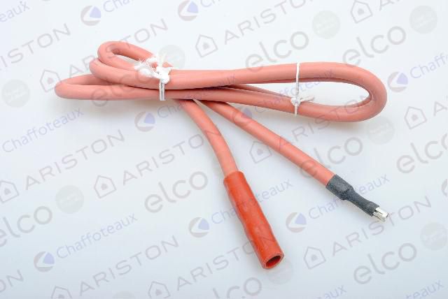 Cable d'allumage avec cosses Lg 0,95 Fioul Pour brûleur C55/80-C135/200-C280 à 430. Réf. 13018271