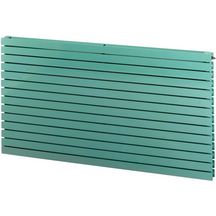 Radiateur eau chaude Acova Altaï horizontal double, puissance 1116W (dT50), hauteur 704 mm, largeur 900 mm, 16 éléments, raccordement latéral de même côté, appareil réversible gauche/droite, Blanc RAL 9016 Réf. VYD-070-090