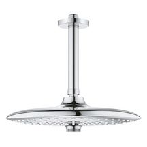 Ensemble douche de tête et bras plafonnier 142 mm, 3 jets Euphoria 260 Chromé 26461000