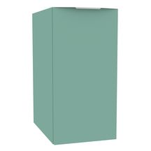 Module sous vasque Alterna Plénitude partie gauche longueur 30cm 1 porte pour meuble 2 tiroirs profondeur 46cm Bleu fjord