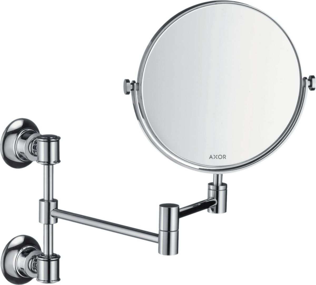 AXOR Montreux Miroir grossissant concave, Laiton brossé