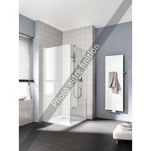 Paroi de douche Cada CC TWL 09020 VVK argent poli verre sérigraphié XS Réf. 1403032234