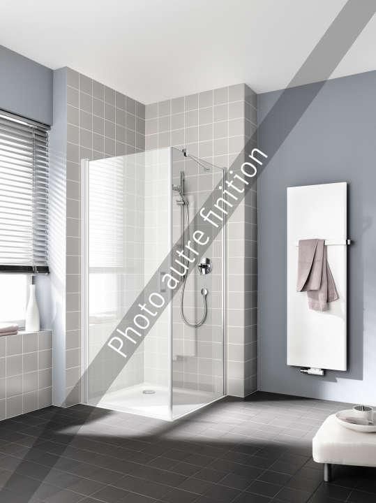 Paroi de douche Cada CC TWL 09020 VVK argent poli verre sérigraphié XS Réf. 1403032234