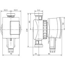 Circulateur domestique bouclage eau chaude sanitaire Star-Z NOVA A Réf. 4132761