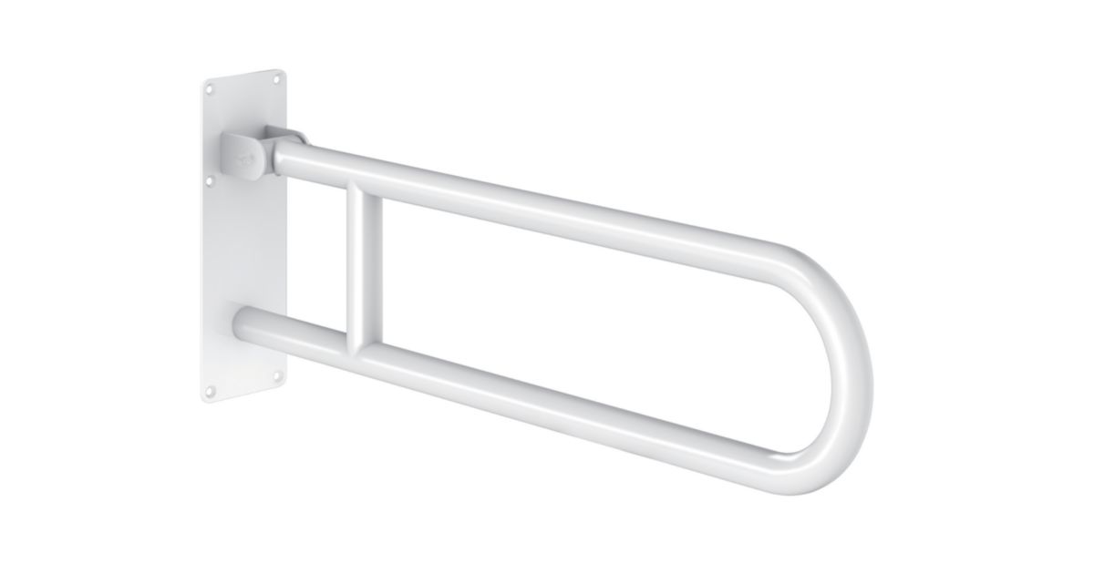 Barre relevable ECO diamètre 32 mm L 760 mm époxy blanc réf. 511516W