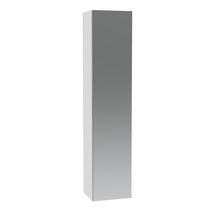 Colonne Alterna Plénitude hauteur 1 longueur 60cm 1 porte miroir largeur 35cm profondeur 38cm Blanc brillant