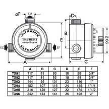 Mitigeur Ultramix époxy M 26x34 120L/MN réf 22TX93E