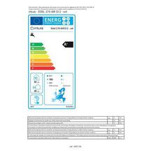 Chauffe-eau thermodynamique monobloc Edel 270 AIR D/2 - sol Réf. 353430