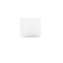 Cube Alterna Plénitude 1 porte hauteur 30cm largeur 30cm profondeur 20cm Blanc brillant version droite