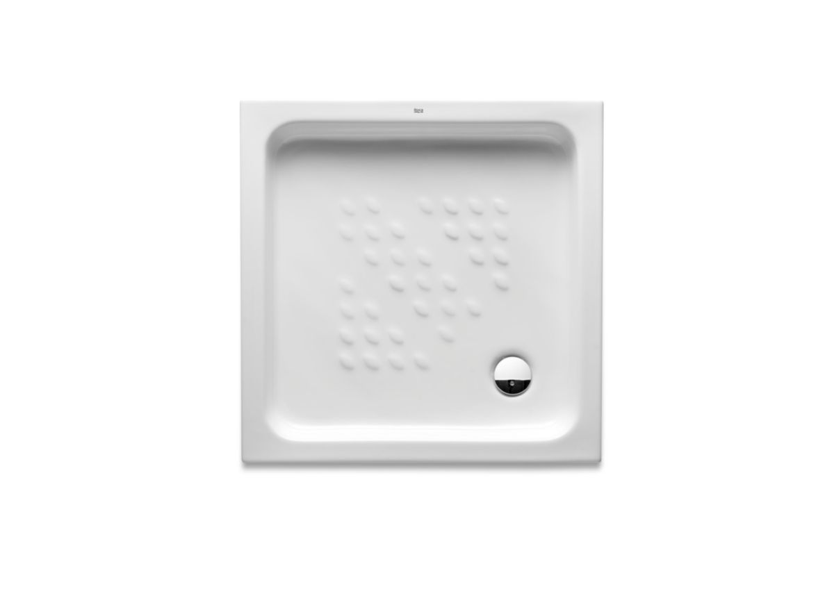 Receveur de douche à poser céramique ITALIA 900 x 900 mm, blanc Réf A3740HH000