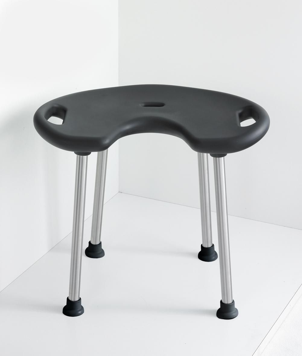 Tabouret STAINLESS Line noir réf. NT.445.210