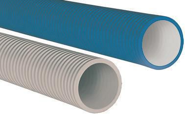 Conduit Optiflex circulaire bleu antistatique D75 - 50 mètres  11091992