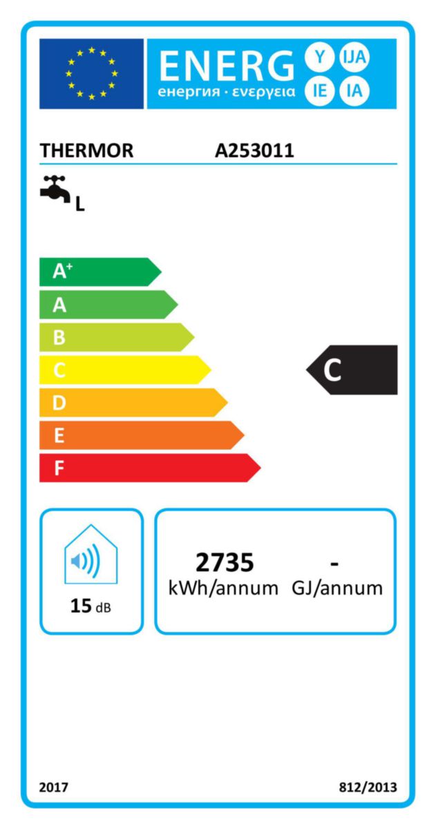 Chauffe-eau électrique Blindé vertical stable 200L monophasé Réf. 282030