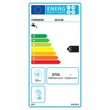 Chauffe-eau électrique blindé 100L horizontal raccordement dessous monophasé livré avec 1 raccord diélectrique 3/4'' Réf. 253014