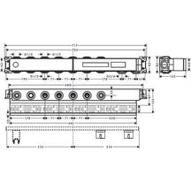 Corps d'encastrement pour module thermostatique encastré avec 5 fonctions réf. 15313180