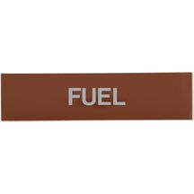 Etiquette fuel 200x50x10mm paquet de 5 pièces Réf 215539