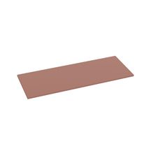 Plan Alterna Plénitude pour meuble sous vasque longueur 120cm profondeur 46cm Terracotta