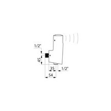 TEMPOMATIC 4 urinoir M1/2" équerre pile 6V écart. 36 Réf. 479411