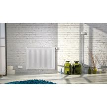 Radiateur eau chaude Altech horizontal 8 connexions dont 2 centrales Type21 Hauteur 700 Largeur 400 612W