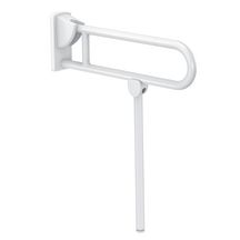 Barre relevable avec béquille diamètre 32 mm Nylon HR blanc 650 mm réf. 5162N