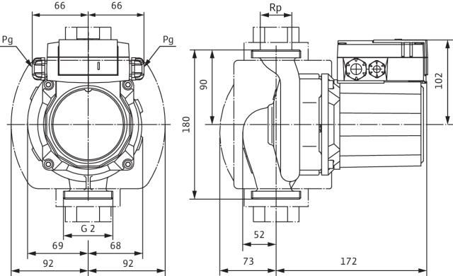 Circulateur Collectif TOP-Z30 / 10 DM PN6/10 RG à rotor noyé Réf. 2175512