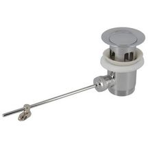 Bonde pour lavabo auto laiton chromé brillant L3212 réf.501030