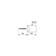 Cale d'angle pour Tempostop 777000 ou BINECO 303515 sur urinoirs d'angle ALLIA, VILLEROY réf. 770045