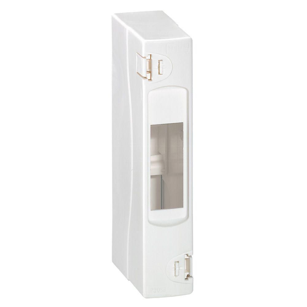 Coffret cache-bornes 1 module blanc RAL 9010 Ref.001301