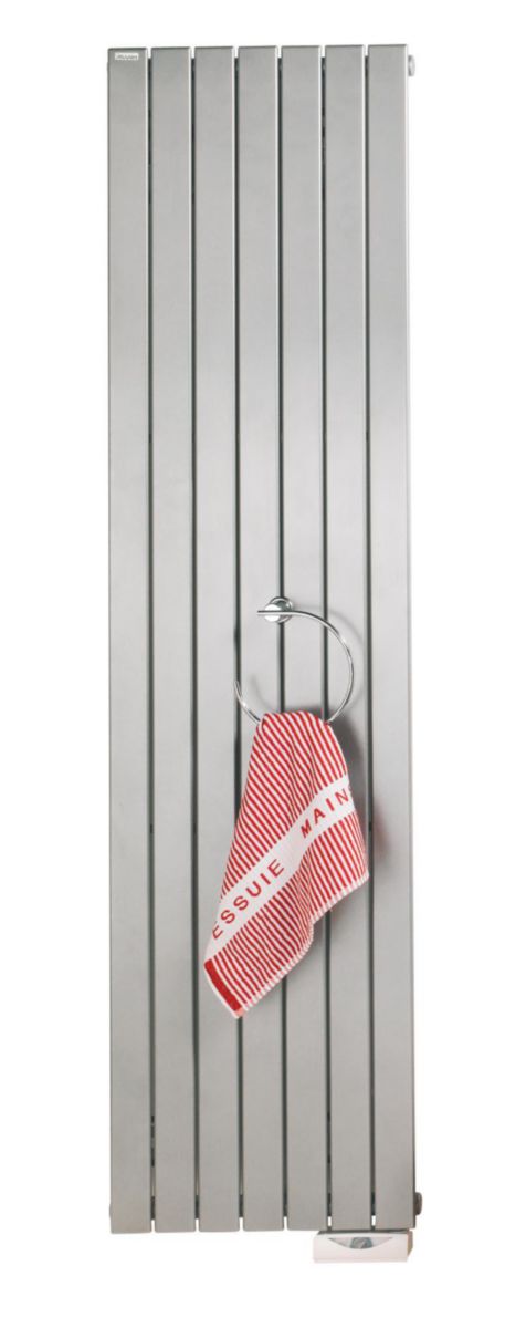 Radiateur électrique Acova Fassane vertical Timerprog , Bluetooth, puissance 1000W, hauteur 2047 mm, largeur 370 mm, 5 éléments, couleur Réf. THX-100-200-TFC