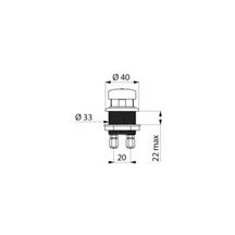 Robinet de commande à fermeture instantanée pour cols de cygne et rince-bouche raccords pour tube Rilsan 4 x 6 réf. 319T61