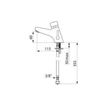 Mitigeur Tempomix 2 lavabo sans robinet d'arrêt femelle 12 x 17 : réf. 700100