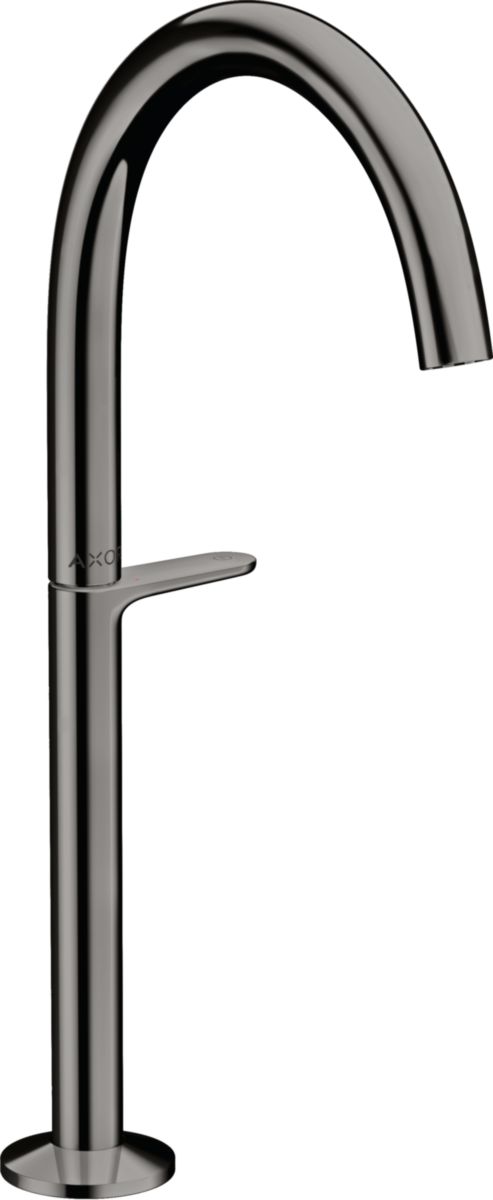 AXOR One Mitigeur de lavabo Select 270 surélevé, bonde Push-Open, Noir chromé poli