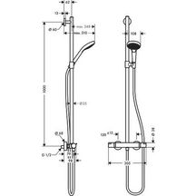 Combi SemiPipe Croma Select S multi blanc/chromé réf. 27247400