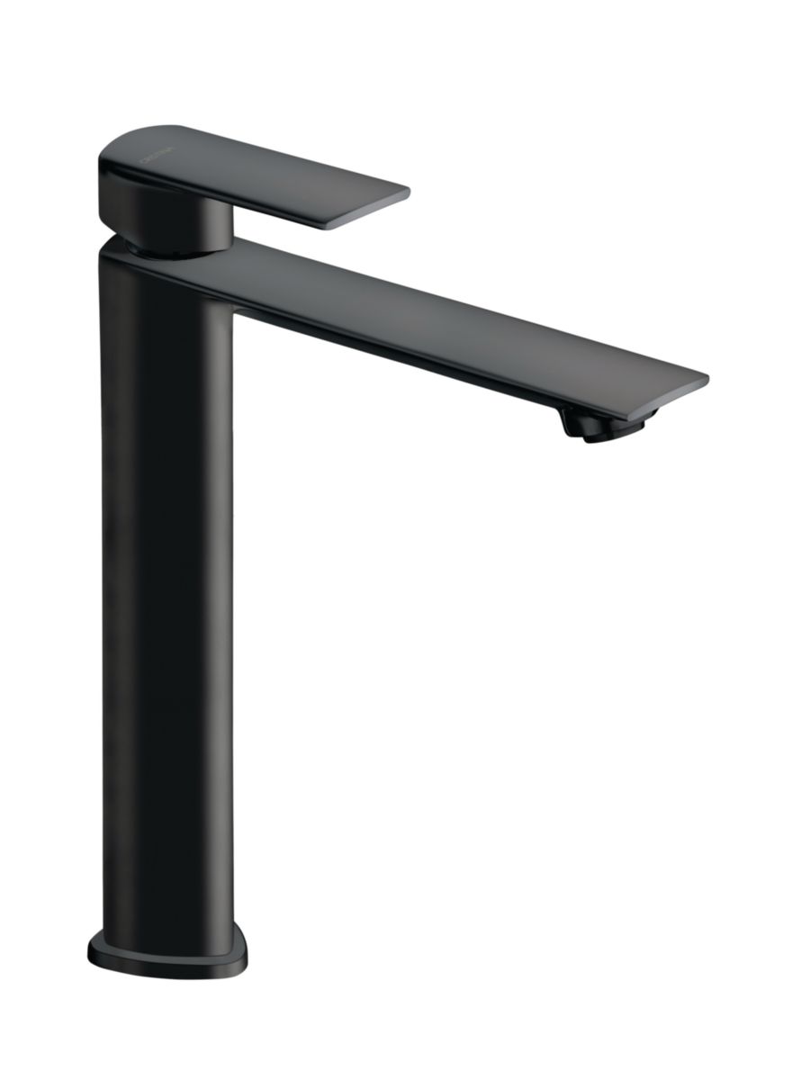 Mitigeur Lavabo PROFILO Haut avec Vidage Up&D Laiton Noir mat Réf. PF22213